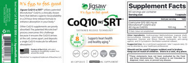 Jigsaw Health CoQ10 w/SRT 60c