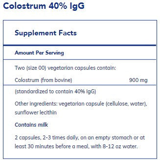 Pure Encapsulations Colostrum 40 percent IgG 90c