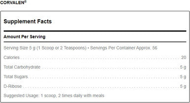 Douglas Laboratories Corvalen Ribose 56 servings (280g) 9.9 oz