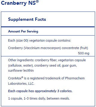 Pure Encapsulations Cranberry NS 90c