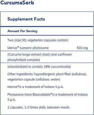 Pure Encapsulations CurcumaSorb 180c