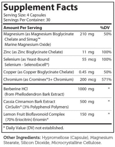 Advanced Nutrition by Zahler Diabetter 180c