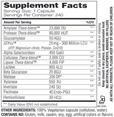 Enzyme Science Digest Gold 240 caps