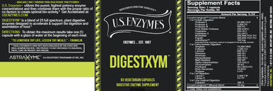 U.S Enzymes Digestxym 93 vegetarian capsules