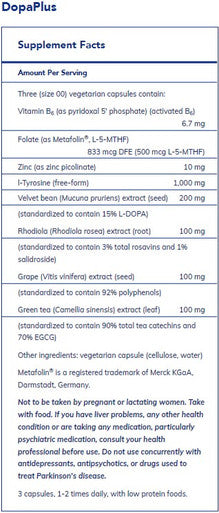 Pure Encapsulations DopaPlus 180C