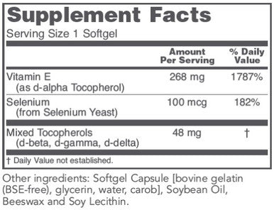 Protocol for Life Balance E-400 MT Selenium 120sg