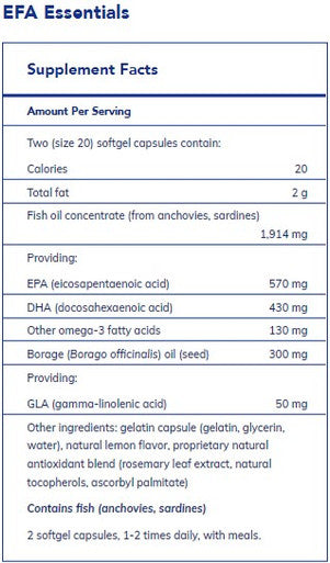 Pure Encapsulations EFA Essentials 120sg