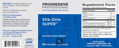 Progressive Labs EPA-DHA Super 60sg