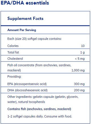 Pure Encapsulations EPA-DHA essentials 180sg