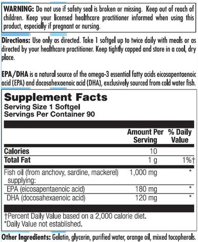 Nutra BioGenesis EPA/DHA 90sg