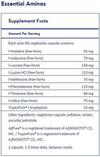 Pure Encapsulations Essential Aminos 180c