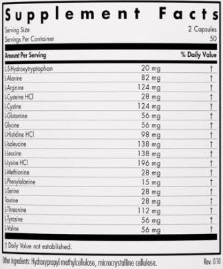 Allergy Research Group Free Aminos 750mg 100c