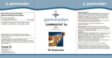 UNDA Gammadyn Zn 30 Unidoses