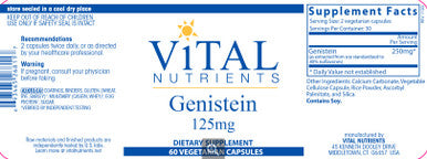 Vital Nutrients Genistein 60c