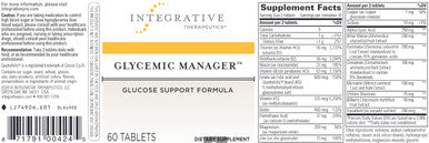 Integrative Therapeutics Glycemic Manager 60T