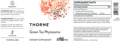 Thorne Green Tea Phytosome 60c