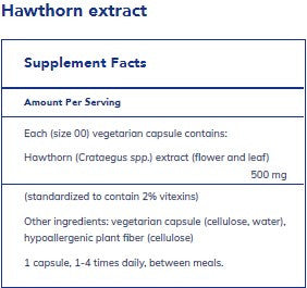 Pure Encapsulations Hawthorn Extract 120c