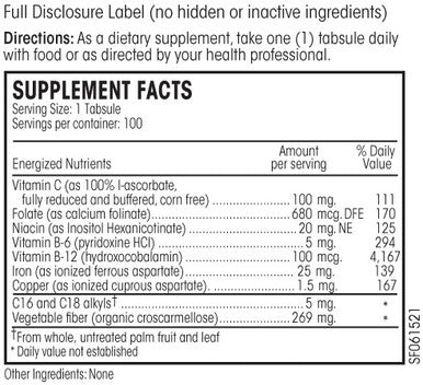 Perque Hematin Anemia Guard 100 Tabsules