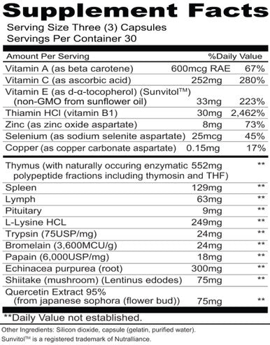 Priority One Immuno Caps 90c