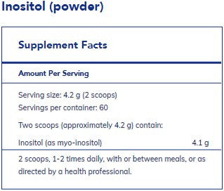 Pure Encapsulations Inositol Powder 250 g