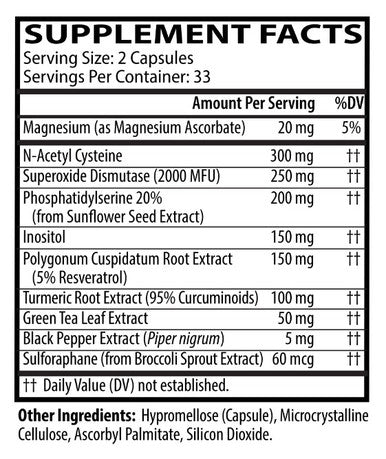 Neurobiologix Intracellular Detox Complex 66vc