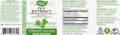 Natures Way Ivy Extract 90vt