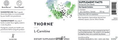 Thorne L-Carnitine 60c