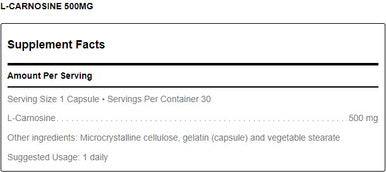 Douglas Laboratories L-Carnosine 500mg 30c