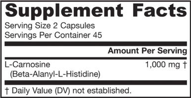 Jarrow Formulas L-Carnosine 90c