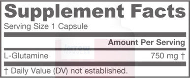 Jarrow Formulas L-Glutamine 750mg 120c