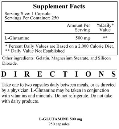 Ecological Formulas L-Glutamine 100c