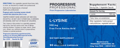 Progressive Labs L-Lysine 90c