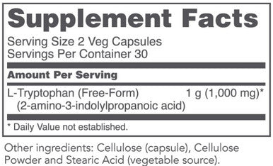 Protocol for Life Balance L-Tryptophan 500mg 60vc