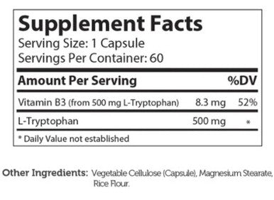 Advanced Nutrition by Zahler L-Tryptophan 60c