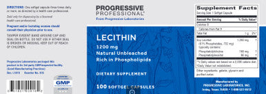 Progressive Labs Lecithin 1200mg 100sg