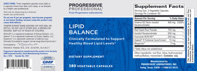 Progressive Labs Lipid Balance 180c