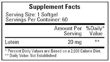 Cardiovascular Research Lutein 60sg