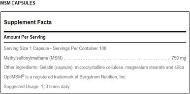 Douglas Laboratories MSM Capsules 100c