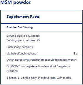 Pure Encapsulations MSM Powder 227 g