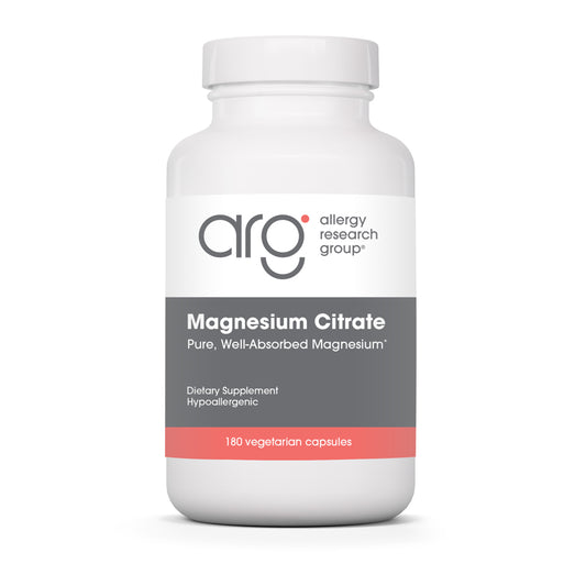 Allergy Research Group Magnesium Citrate 180vc