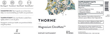 Thorne Magnesium CitraMate 90c