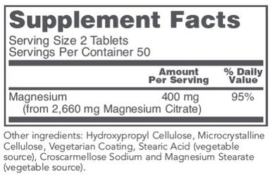 Protocol for Life Balance Magnesium Citrate 100T