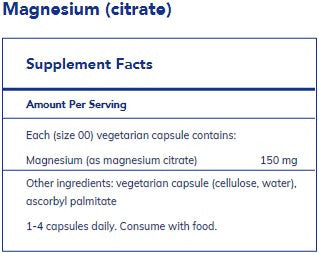 Pure Encapsulations Magnesium (citrate) 90c