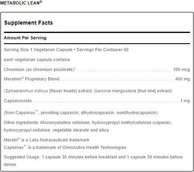 Douglas Laboratories Metabolic Lean 60c