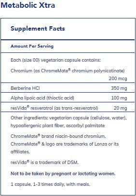 Pure Encapsulations Metabolic Xtra 90c