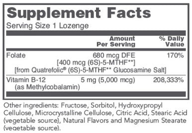 Protocol for Life Balance Methyl B-12 5000 60 ct