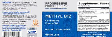 Progressive Labs Methyl B12 60T