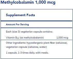 Pure Encapsulations Methylcobalamin 60c