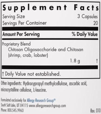 Allergy Research Group MicroChitosan 60c