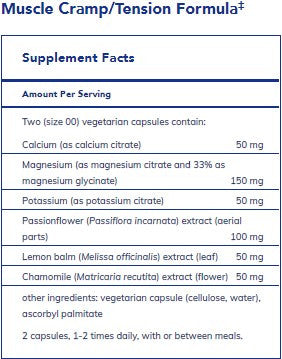 Pure Encapsulations Muscle Cramp/Tension Formula 180c